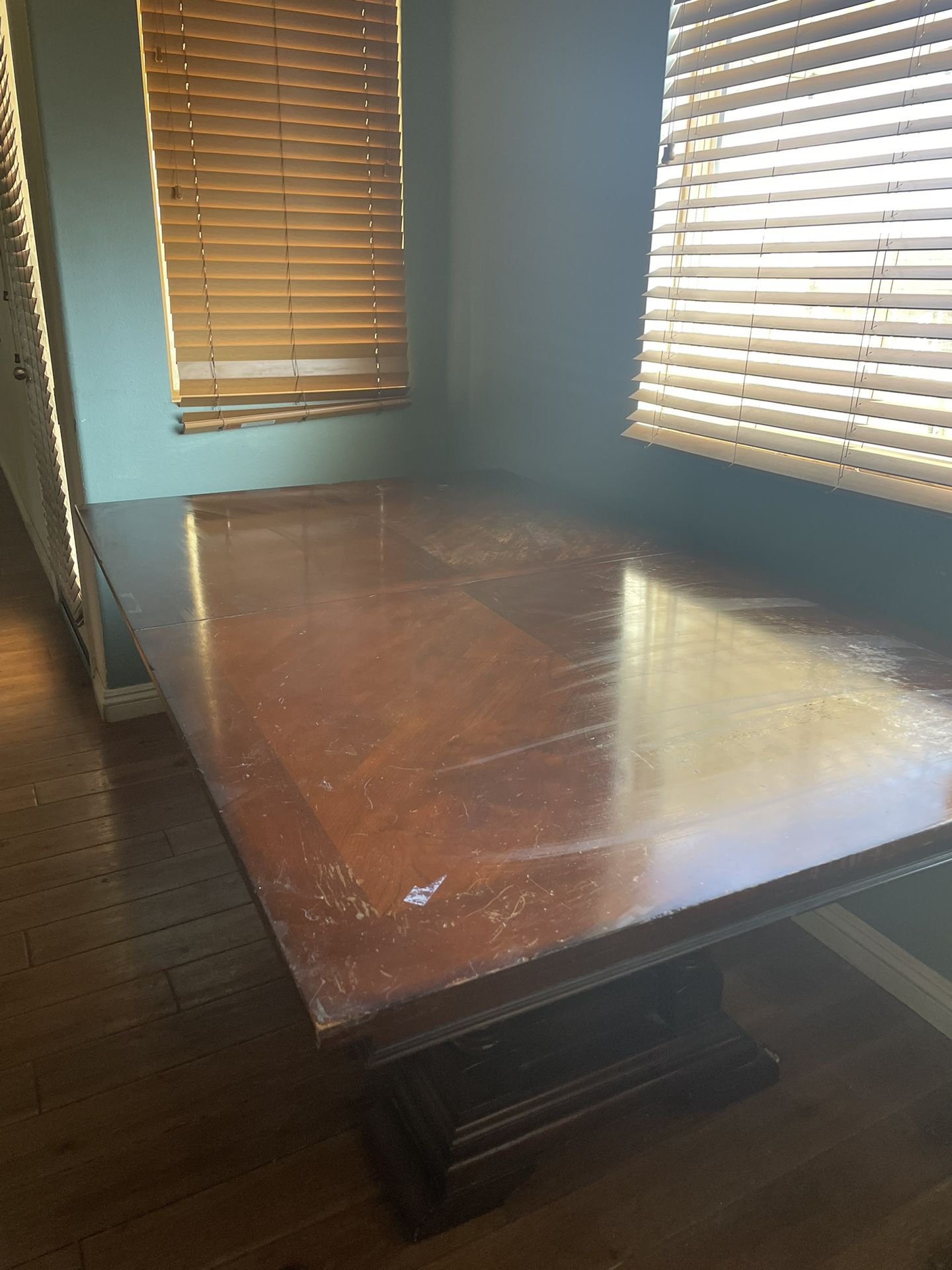 Large Wooden Dining Room Table
