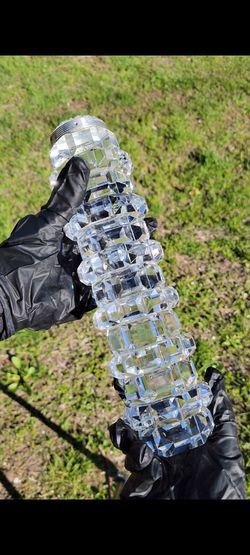 Gorgeous large crystal decor piece