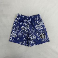 Blue 'EE' Shorts