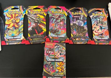 11 Sealed Pokémon Mega Evolution Packs – Chaos Rising & Pitch Black