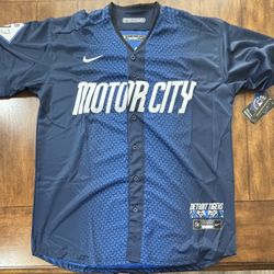 Detroit Tigers City Connect Motor City Zach McKinstry Adult Large NWT