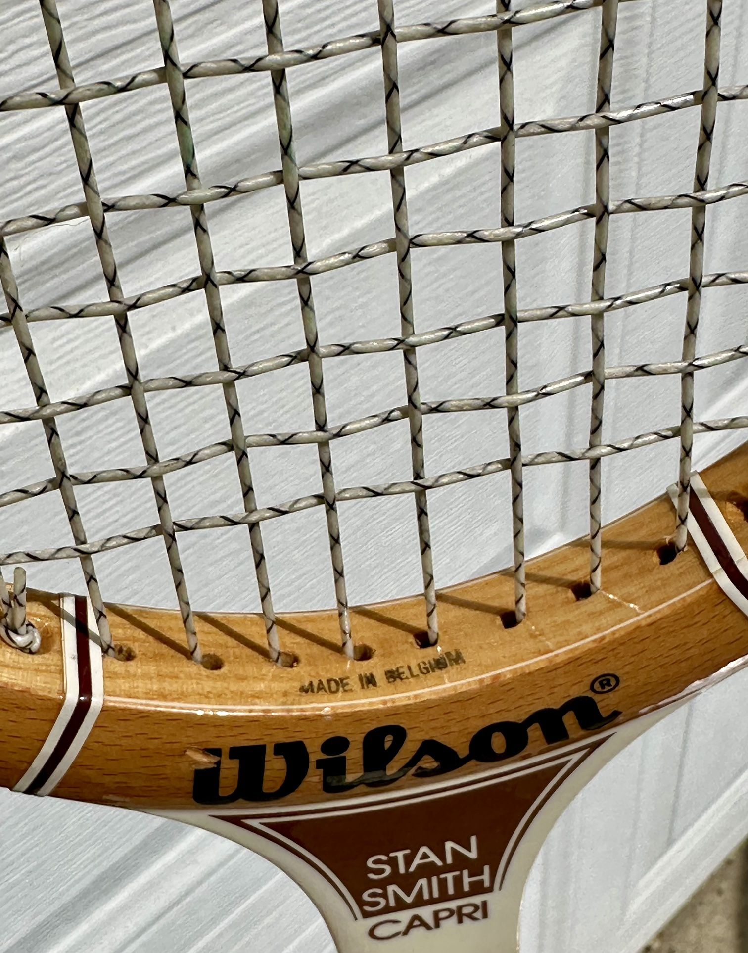 Wilson Stan Smith Capri ヴィンテージラケット VINTAGE Wilson Stan Smith Capri Wood Tennis Racket RARE. SEE