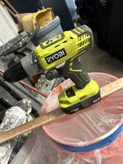 Ryobi Drill With Battery