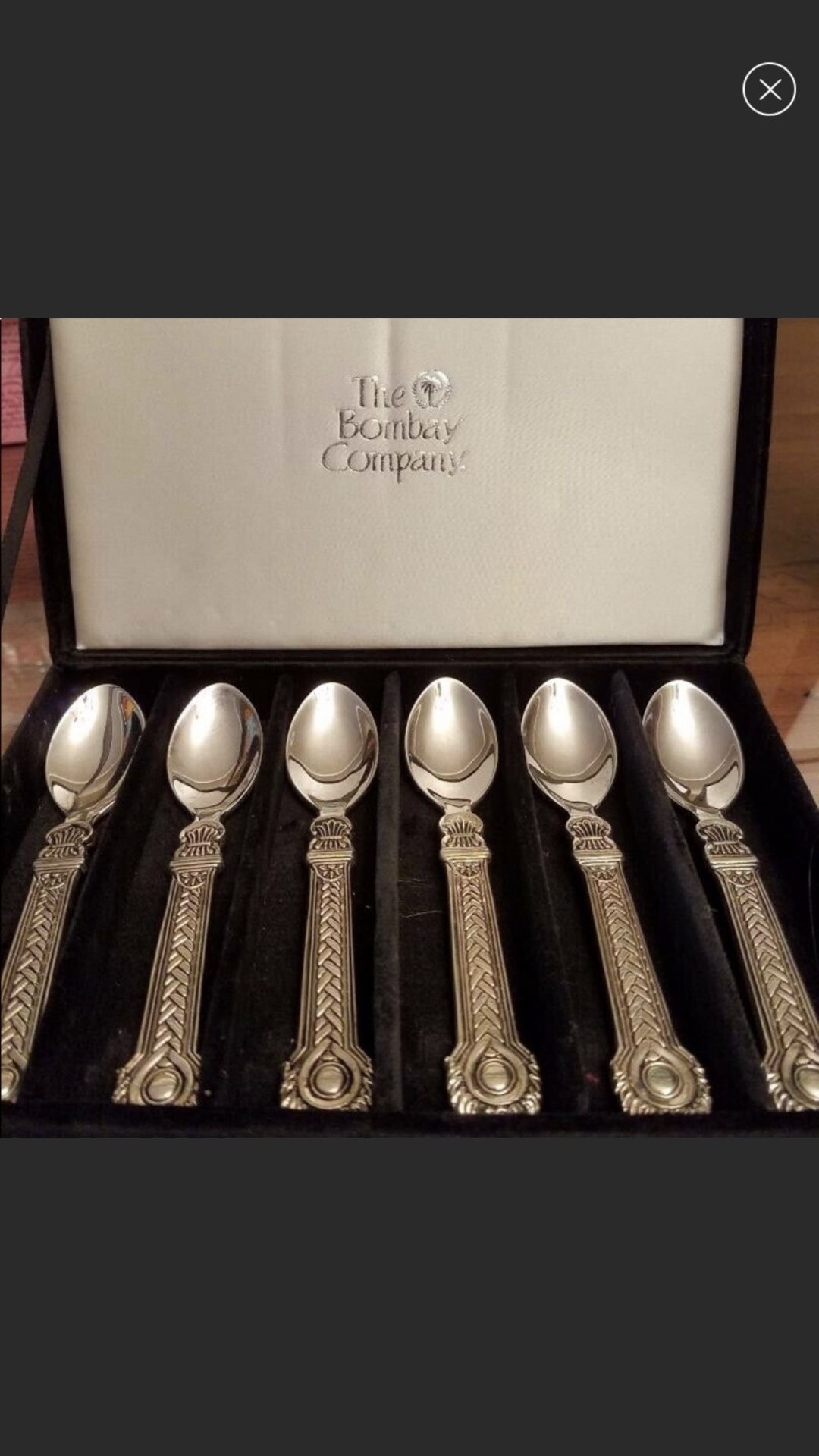 Bombay Set Of 6 Decorative Spoons