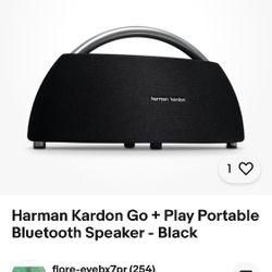 Harmon Kardon Bluetooth Speaker 