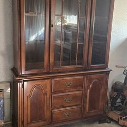 Cherry Wood Hutch