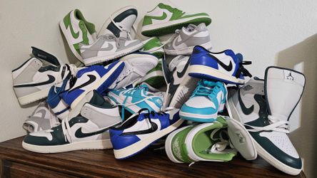 Nike and Air Jordan 1 Low and Mids New 15 pairs authentic