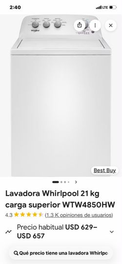 Brand new washer whirlpool