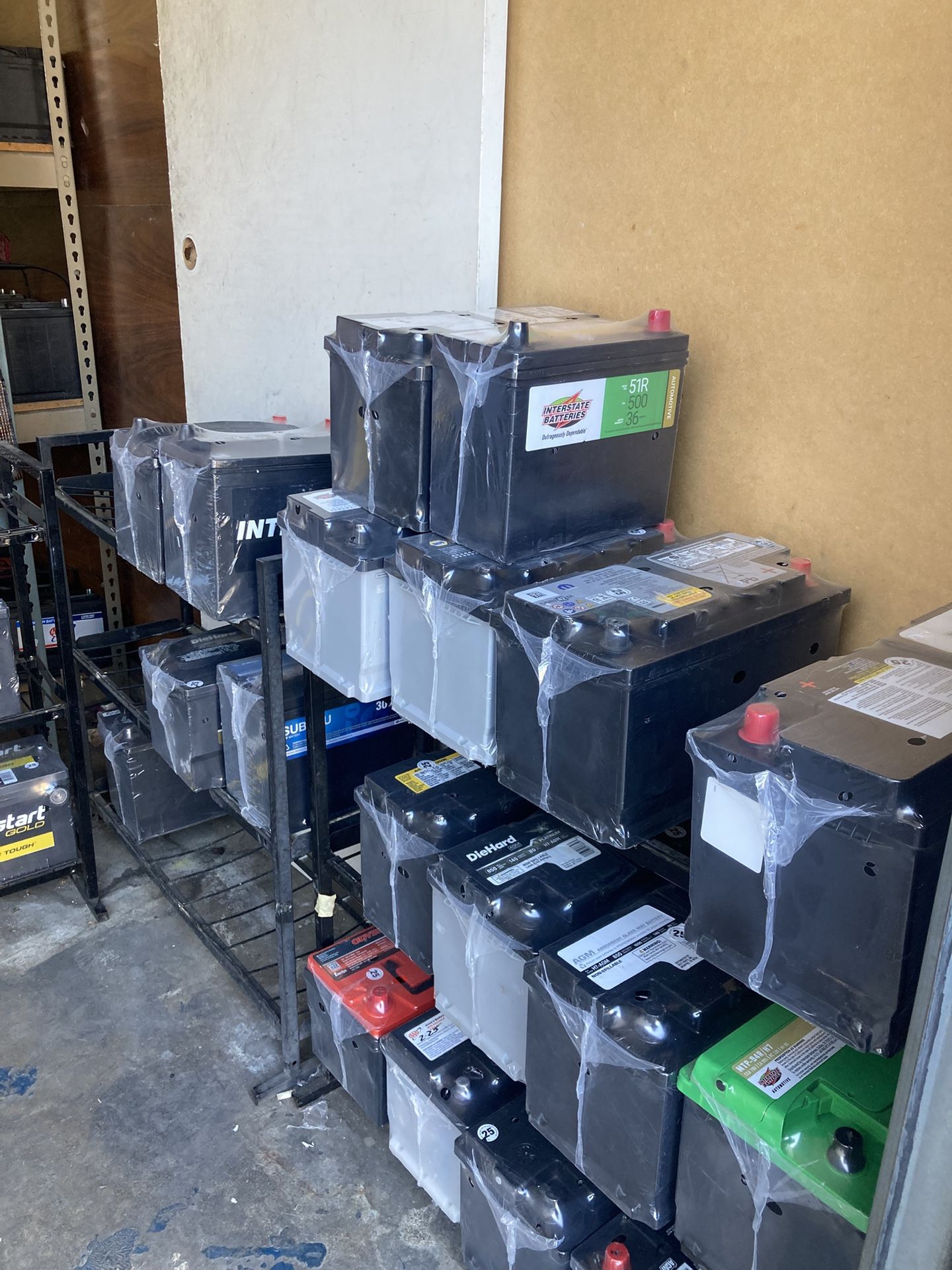 Car batteries