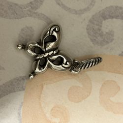 Brighton retired Butterfly Charm silver