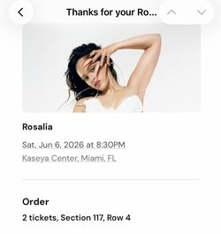 Rosalia tickets 2