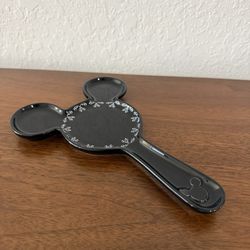 Disney Parks Mickey Mouse Black Spoon Rest