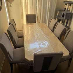 Dining Table With 8 Chairs 