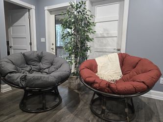Two Papasan Chairs- New!