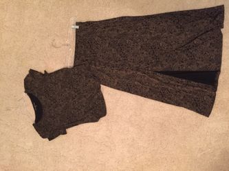 Briggs and New York paisley 2pc out fit