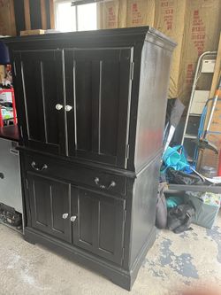 Black Office Cabinet 