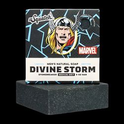 Dr. Squatch Bar Soap Divine Storm Limited Edition All Natural with Med Grit 5oz