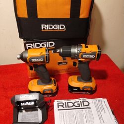 18 Volt Ridgid Combo Kit $$135
