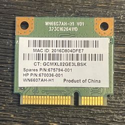 HP Pavilion 15 15-B023CL 802.11 Wireless Card 670036-001