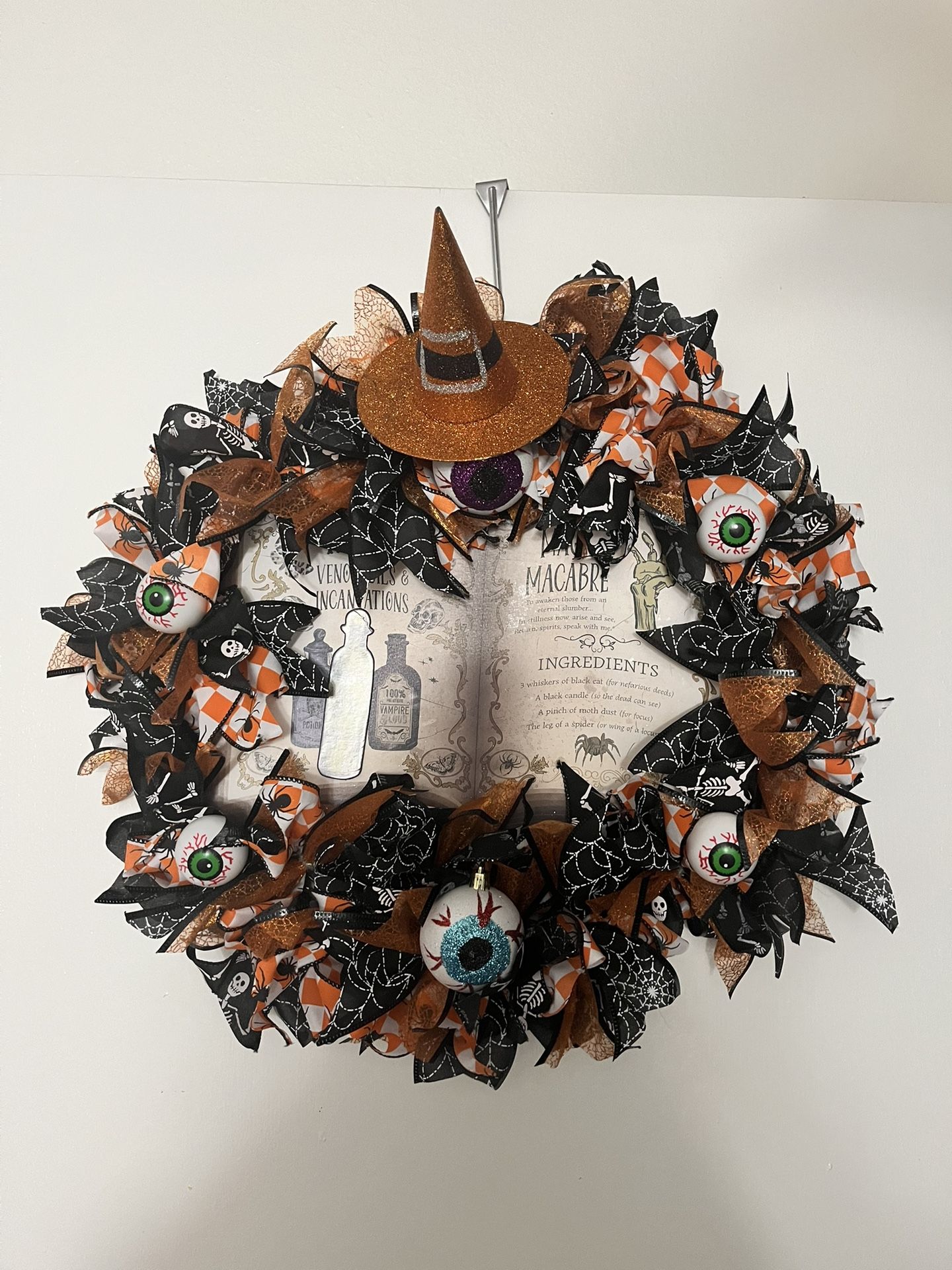 Eyes On You Halloween Wreath