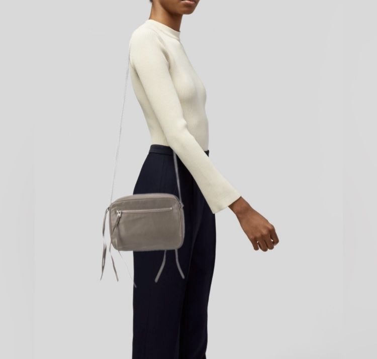 AllSaints Leather Chain Square Crossbody,All Products : American Fashion Style Bags On Sale
