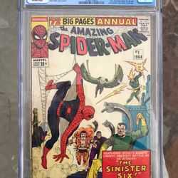 Amazing Spider-Man Annual #1 (1964) CGC .5 or 0.5 — 1st Sinister Six appearance 