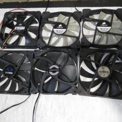 Case Fans 6 Packs 6x140mm. 