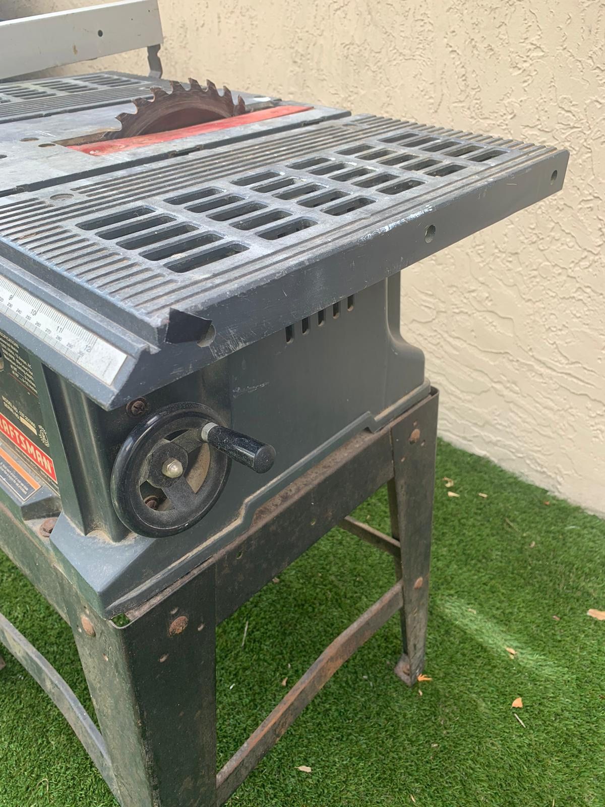 Craftsman 10 Inch Table Saw Model 137.221960 On Stand Delivery for a
