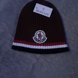 Moncler Brown Beanie 
