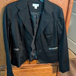 Black Ann Taylor LOFT Blazer Size 8 