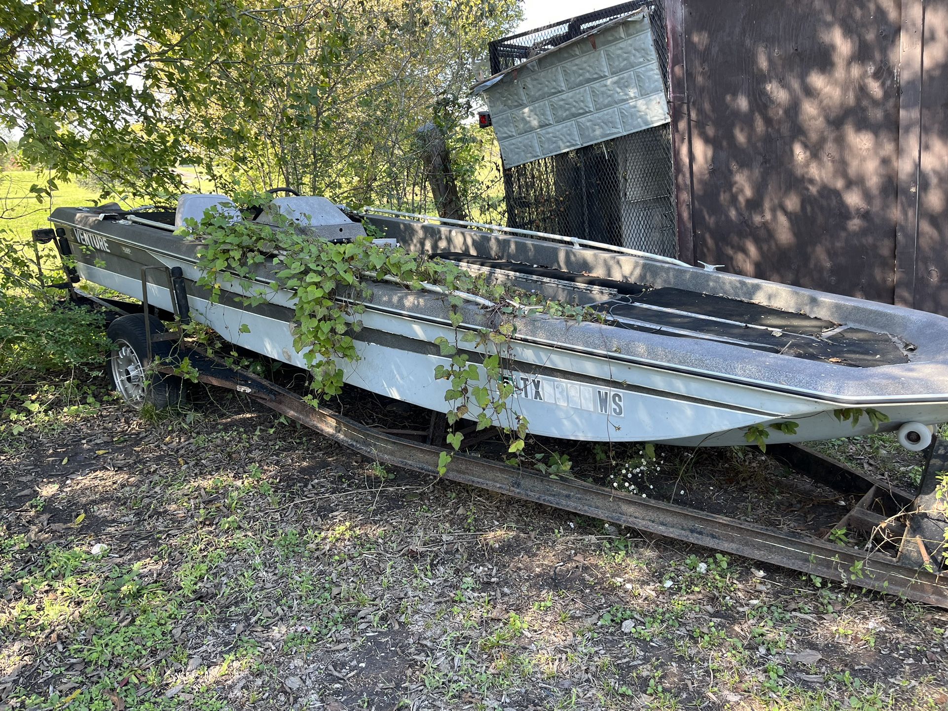 $75 Boat And Frame trailer 