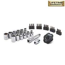 New 3/8 in. Drive Palm Ratchet Set (30-Piece)
