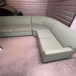  Green Couch With A Pull out Bed