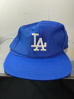 Vintage LA Dodgers California Headwear Rope Snapback Hat Blue MLB