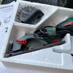 $45 HYCHIKA 6.2 A Mini Circular Saw  New In Box