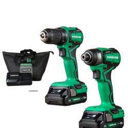 Metabo HPT 18V Brushless Drill Driver And Impact Driver  - New