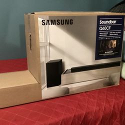 Samsung HW-Q60CF Dolby Atmos Soundbar 3.1.2 with Wireless Sub - Deep Bass Home Theater System 