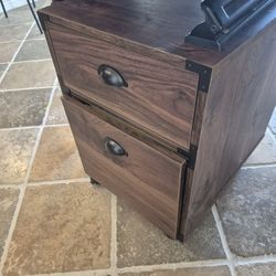 File cabinet,  under desk rolling, in box