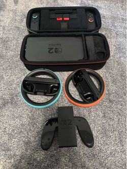 Nintendo switch 2 with case