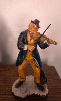 Roman Fontanini Figurine Italy Depose, Bristol Falls Amos Eleazar Whipple,5" H.