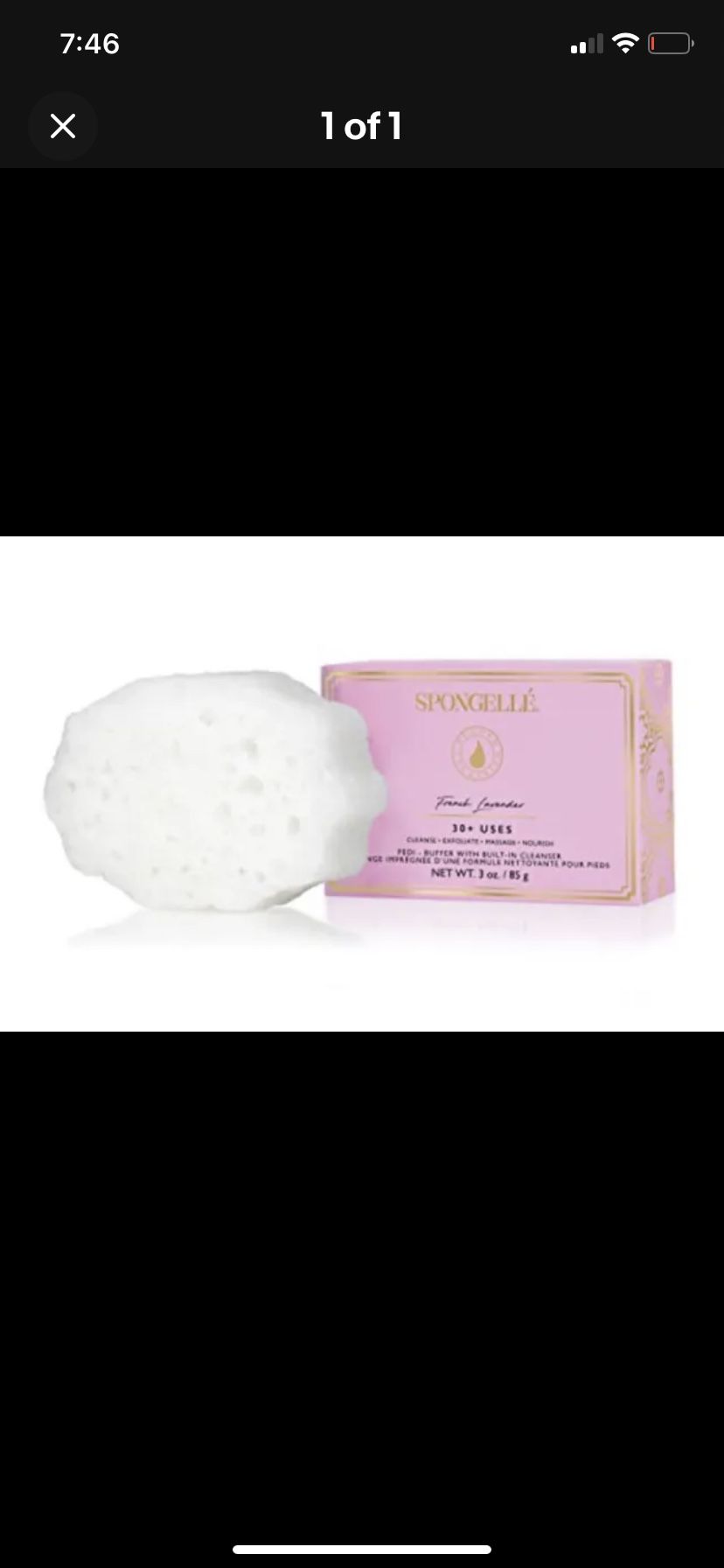 Spongelle Body Wash Infused Pedi Buffer 30+ Washes - French Lavender