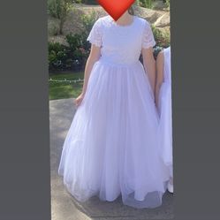 White Girls Dress Size 16