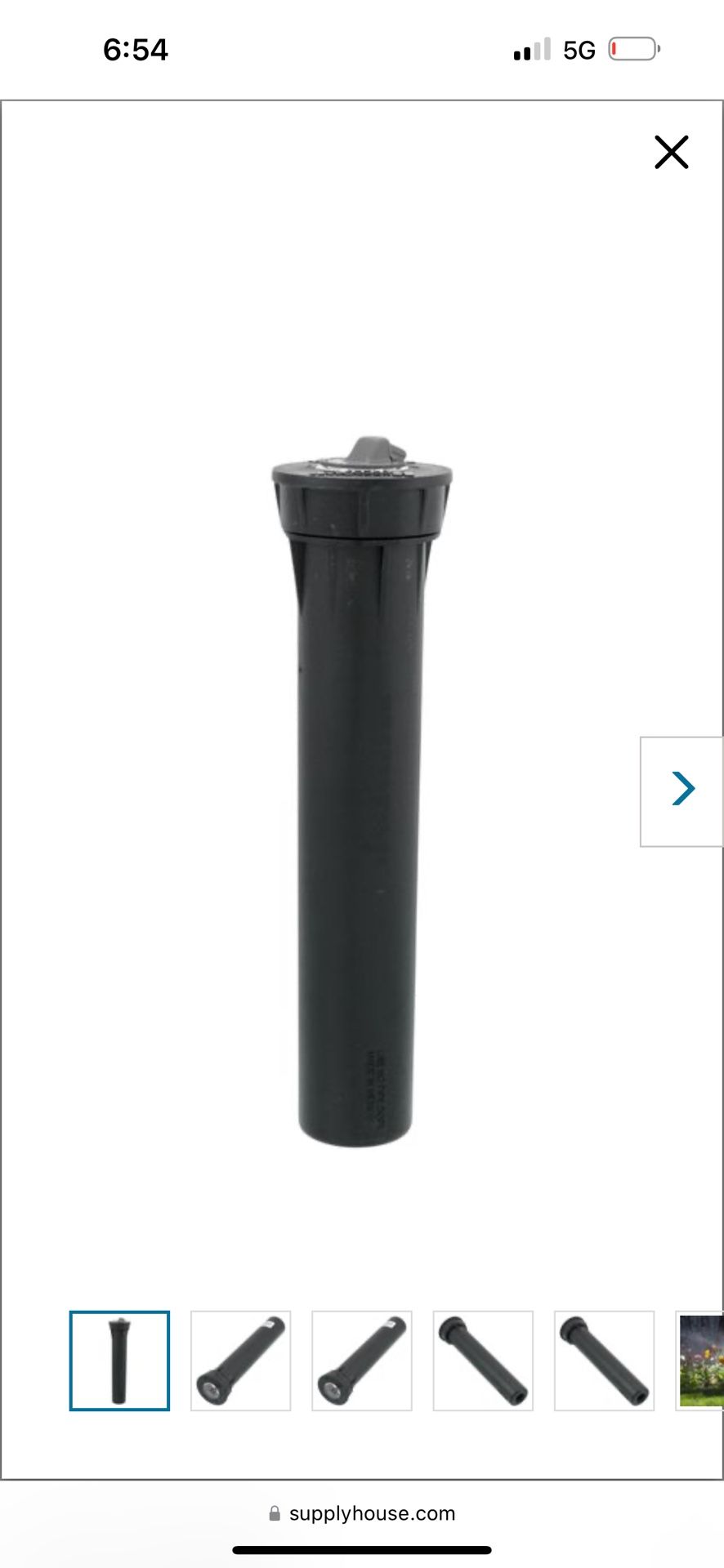 6’ Hunter Sprinkler Spray Heads