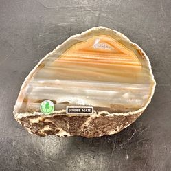 Sequoia Kings Canyon National Parks Genuine Agate Piece with Original Stickers 