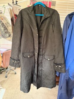 Adult Gothic Vampire Halloween costume coat