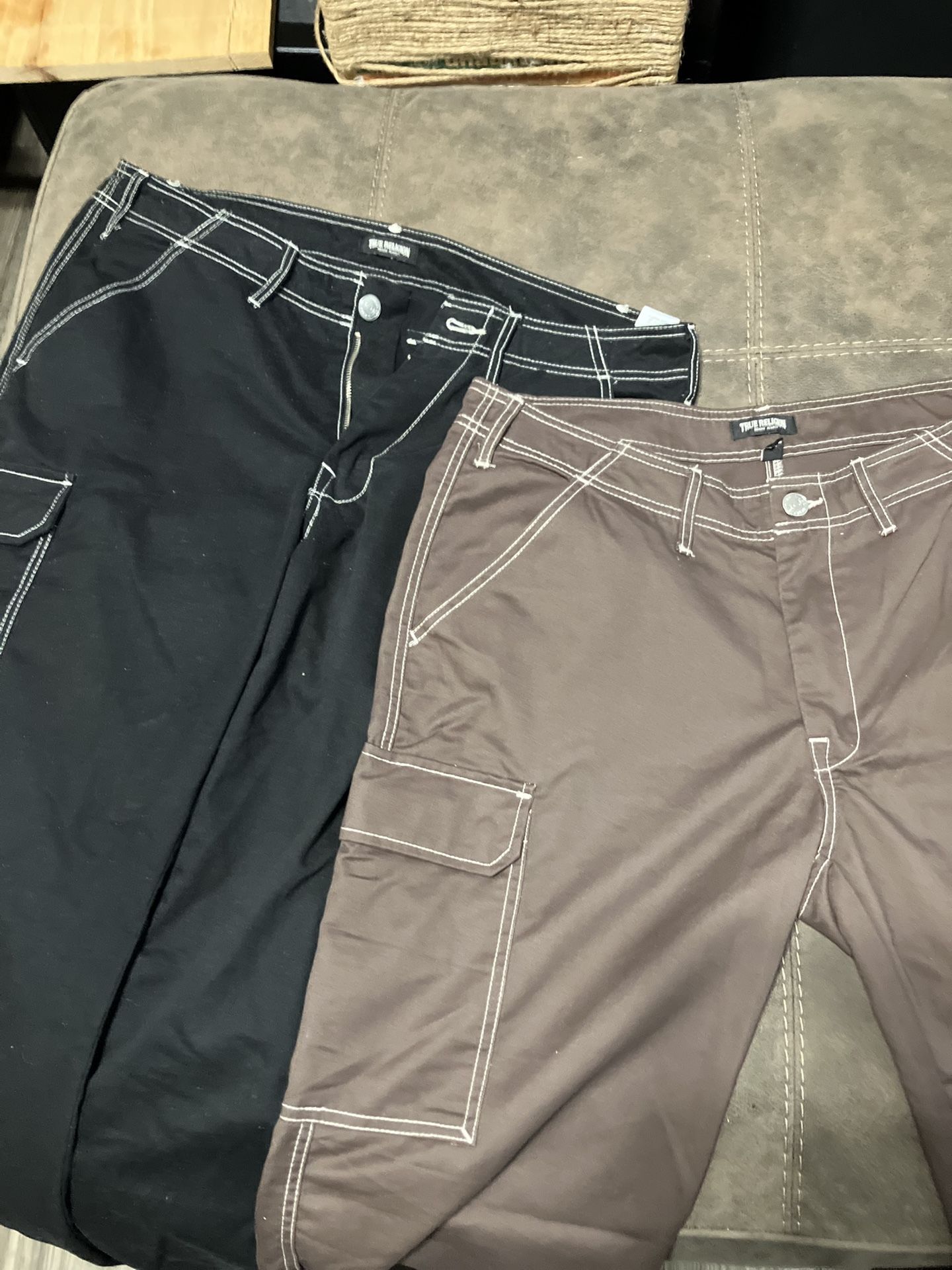 True Religion Baggy Cargo Pants