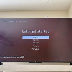 TCL 43" Class 4-Series 4K UHD HDR Smart Roku TV – 43S455, Black