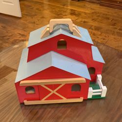 Melissa & Doug Fold and Go Barn Playhouse