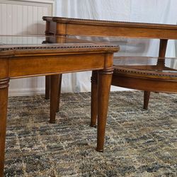 Traditional-style coffee table, entry table and side table