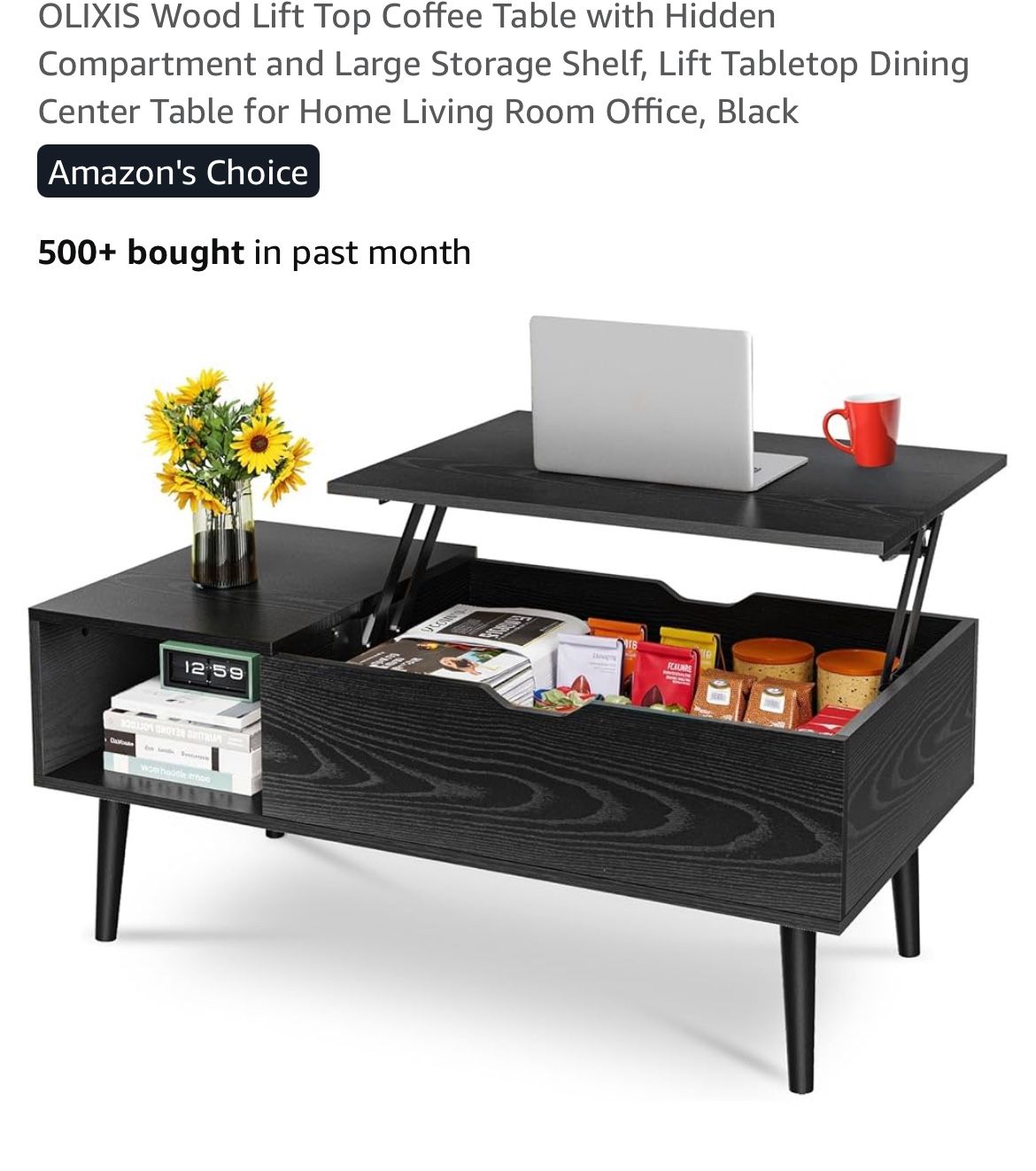 Coffee Table With Hidden Compartment